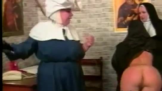 Nuns Caning Bare Asss - Nun asks fellow sisters to spank her bare ass punishing her for hot dreams  - XXX Sex